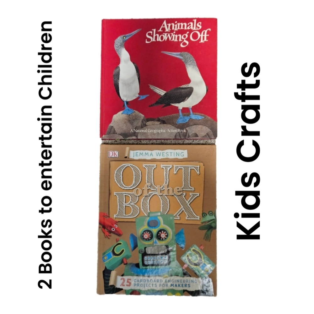 Children's Book Set - Animals Showing Off & Out of the Box Learning And Craft